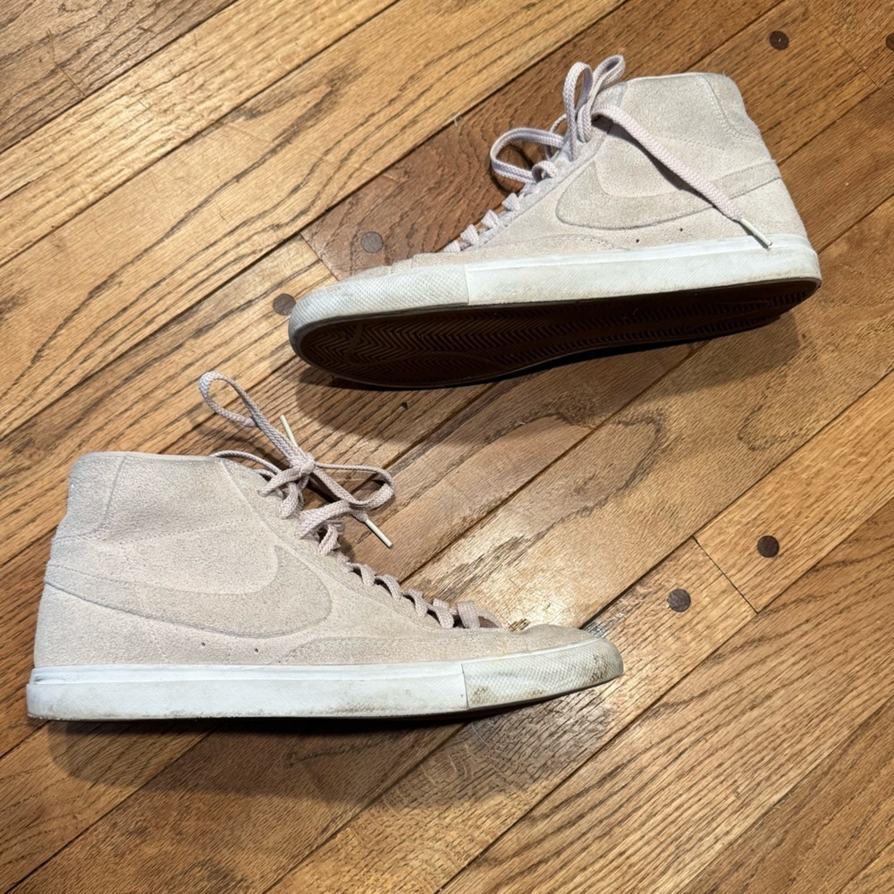 Nike Blazer Mid Suede Sneakers Peachy Tan Beige Men’s 9.5 Retro High Top